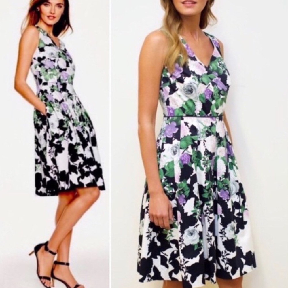 Talbots Oprah Magazine Collection Floral Dress